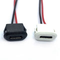 1-10pcs USB Type C 2pin Connector Jack Female Type-C With Card Buckle 3A Fast Charging Jack Port USB-C Charger Plug Socket