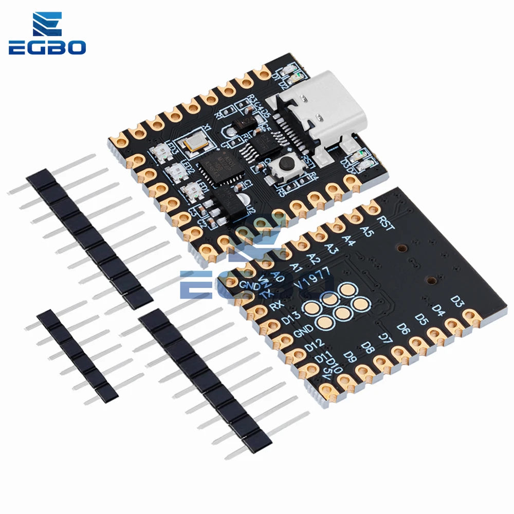 1~10PCS Super Mini Nano V3 Atmega328P Microcontroller Core Board Soldering Development Board Improved Version Module EGBO