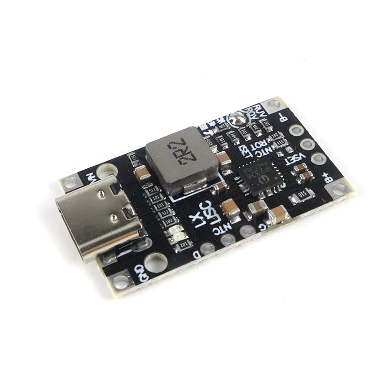 Type-C USB 2S 3S Lithium Battery Charger Module 15W with Balance Support QC Fast Charge 8.4V 12.6V 1.5A Boost Converter