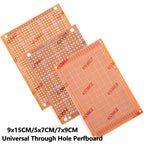 9x15CM/5x7CM/7x9CM Universal Through Hole Perfboard Phenolic PCB Prototype Board for DIY Electronic Projects