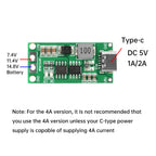 Type-C BMS 2S 3S 4S 1A 2A 4A 18650 Lithium Battery Charger Board Step-up Boost Module Li-Po Polymer Li-Ion Charger 8.4V 12.6V