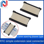 FFC/FPC Extension Board 30/40/50P Cable Extension Connector Simple Extension Seat 0.5mm Pull Type