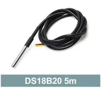 1-10pcs DS18B20 Stainless Steel Waterproof DS18b20 1m 3m 5m Thread Temperature Probe Temperature Sensor 18B20 Cable For Arduino