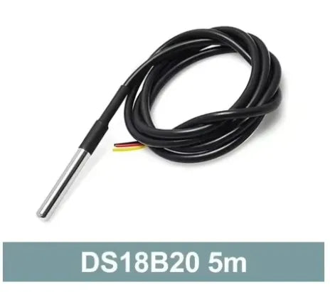 1-10pcs DS18B20 Stainless Steel Waterproof DS18b20 1m 3m 5m Thread Temperature Probe Temperature Sensor 18B20 Cable For Arduino