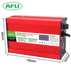 16.8V 10A Lithium Battery Charger Usd For 4S 14.8V Li-ion Lipo Battery With Case OLED Display