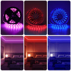 3AA Battery Powered LED Strip 5V 2835 SMD 60LEDs/m Waterproof Flexible LED Tape TV Backlight Warm White Red Green Ice Blue Pink