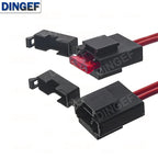 32V ACC Large Size Standard Mini Micro2 Size Car Fuse Holder 16AWG Non-Destructive Fuse Box ATM Blade Fuse Extension Cord