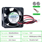 ACP4020 4cm 40mm Fan 40x40x20mm DC5V 12V 24V Cooling Fan for Inverter Router Inverter Power Supply