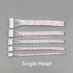 5Pcs XH2.54 XH 2.54mm 2/3/4/5/6/7/8/9/10P/12 Pin Female Plug Terminal Cable JST Wire Connector Single/Double Head Red White Line