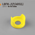 LANBOO 16mm Emergency Stop Push Button Switch, 1NO1NC 7A 250VAC Latching Mushroom Head E-Stop Switch for Industrial Control Safe