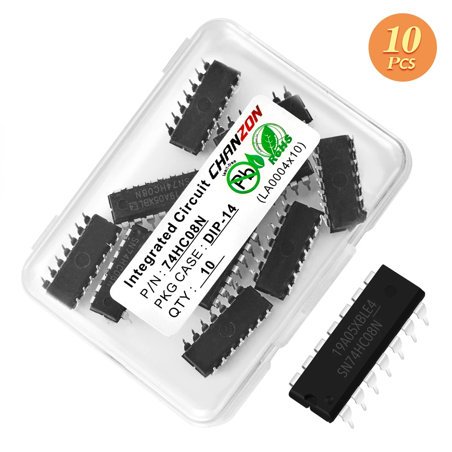 10PCS 74HC00N 74HC02N 74HC04N 74HC08N 74HC14N 74HC32N 74HC86N 74LS00N 74LS02N 74LS04N 74LS08N 74LS32N DIP DIP14 IC New Original