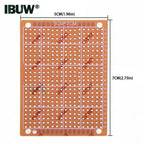 Phenolic PCB Prototype Board Universal Through Hole Perfboard for DIY Electronic Projects