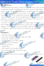 DC 2 -5V 4 CH ADS1115 Module ADC with Pro Gain Microcontroller 16 Bit Amplifier Board for Arduino I2C IIC ADC AVDD