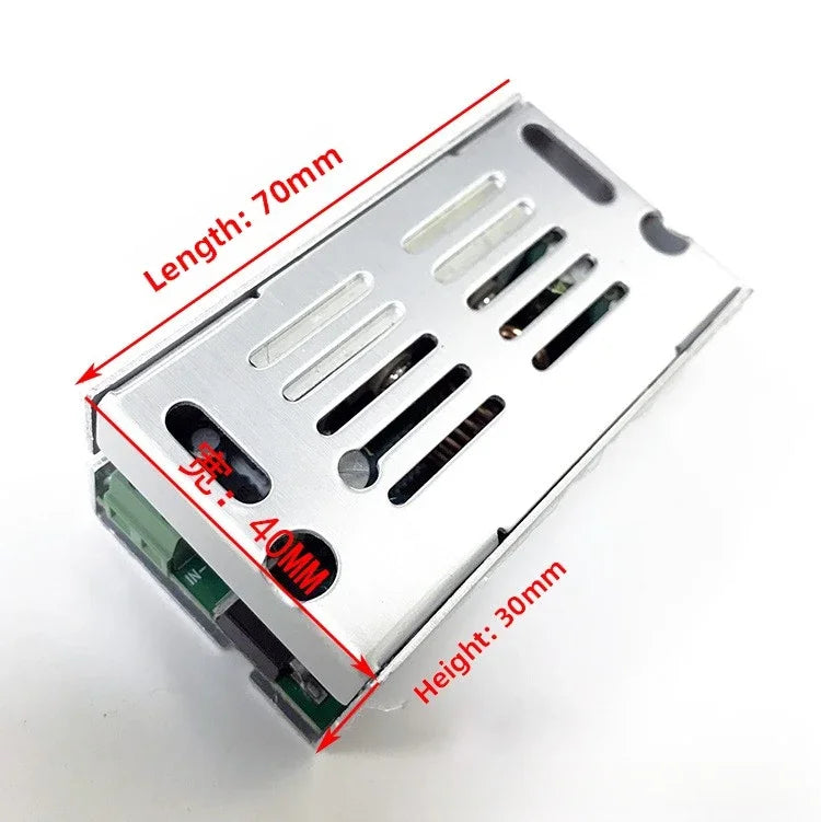 DC-DC Step Down Buck Converter 10-60V to 5V 12V 15V 19V 24V 120W Adjustable Voltage Regulator Power Supply Module High Power Vol