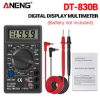 Profesional Digital Multimeter AC/DC Voltage Current Test ANENG Capacitance NCV Resistance Ohm Electrical Test Meter Tools