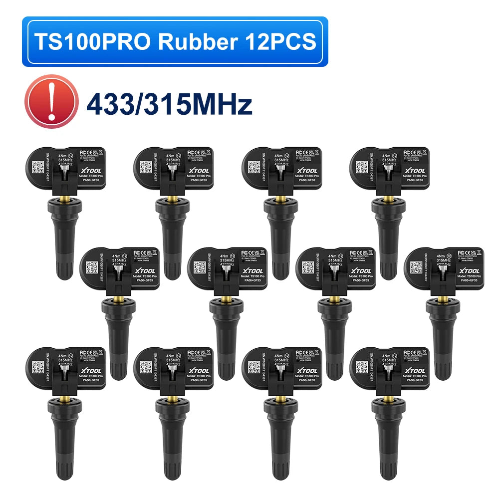 XTOOL TS100 PRO Sensor TPMS Sensor Tire Repair Tools TPMS Pressure Monitor Tester Automotive Tire Pressure Programming Sensors