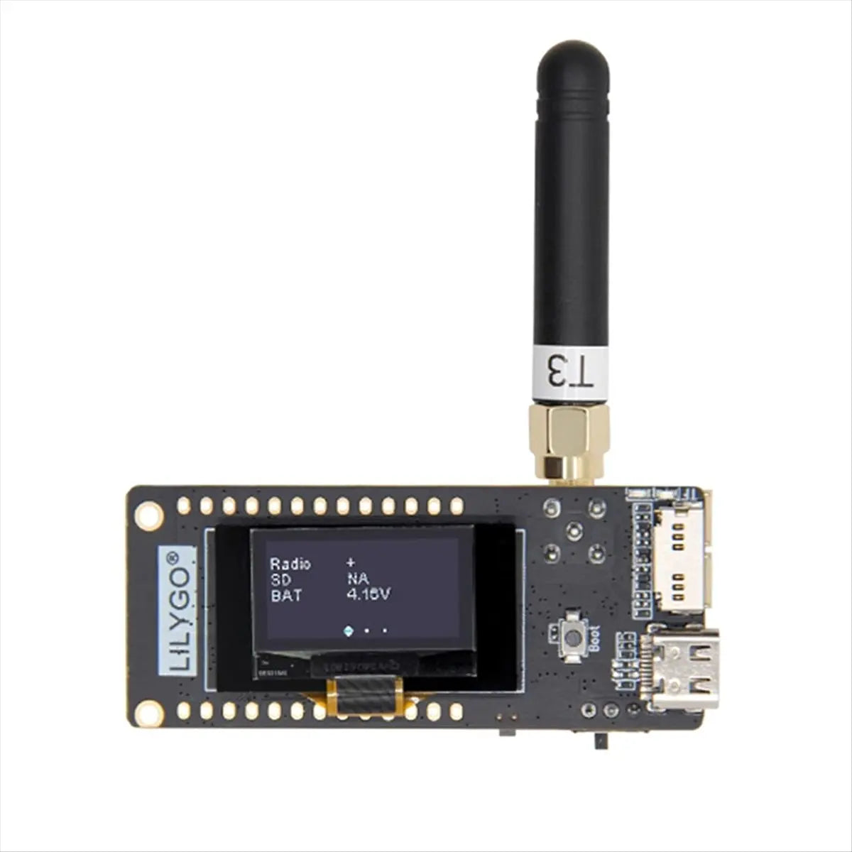 AAAE  T3S3-LR1121/2.4G V1.2 - LoRa2.4G SX1280 Equipped with 0.96 Inch OLED Development Board Module