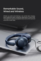 1MORE SonoFlow Pro HQ51 ANC Headphones Bluetooth 5.4 Hi-Res LDAC 40mm DLC Driver 42dB QuietMax ANC 100H Battery Over-Ear Headset