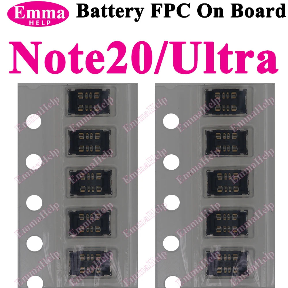 10Pcs Battery FPC Connector FPC for Samsung S24 S23 S22 S21 S20 S10 S10E Note 20 10 Plus S10 Lite On-Board Contactor Clip Plug