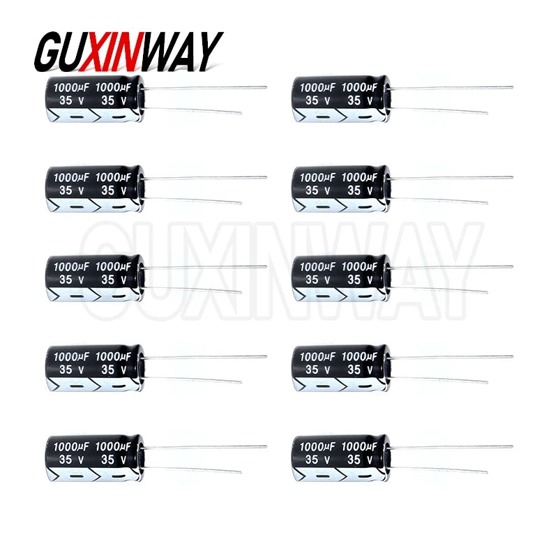 Aluminum Electrolytic Capacitor 10V 16V 25V 35V 50V 63V 2.2 3.3 4.7 10 33 47 100 220 330 470 1000 2200 3300 4700 6800 10000UF