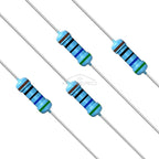 100Pcs 560 Ohm Resistors 1% 1/4W Cylinder Ideal Carbons Direct Insertion For LEDs Bulk Braiding Film Powerful Protection Circuit