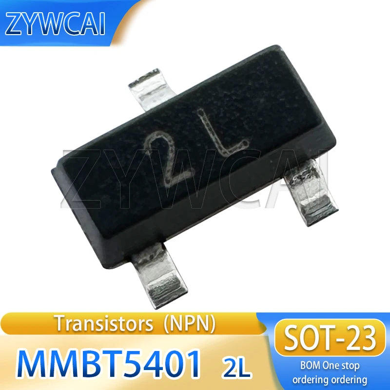 MMBT3904 1AM MMBT5401 2L NPN 50PCS MMBT5551 G1 MMBT3906 2A PNP SOT-23 Transistor (BJT)