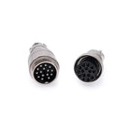 GX20 Docking Type Aviation Plug Socket 2 Pin to 15 Pin Male Female Butt Joint Circular Connector Inline Cable Wire Connector