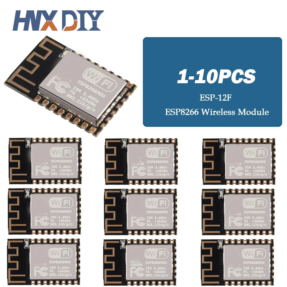 1-10pcs ESP-12F Serial Development Board ESP8266 Wireless Module ESP12F Upgrade Remote Module ESP12 Programmer For Arduino