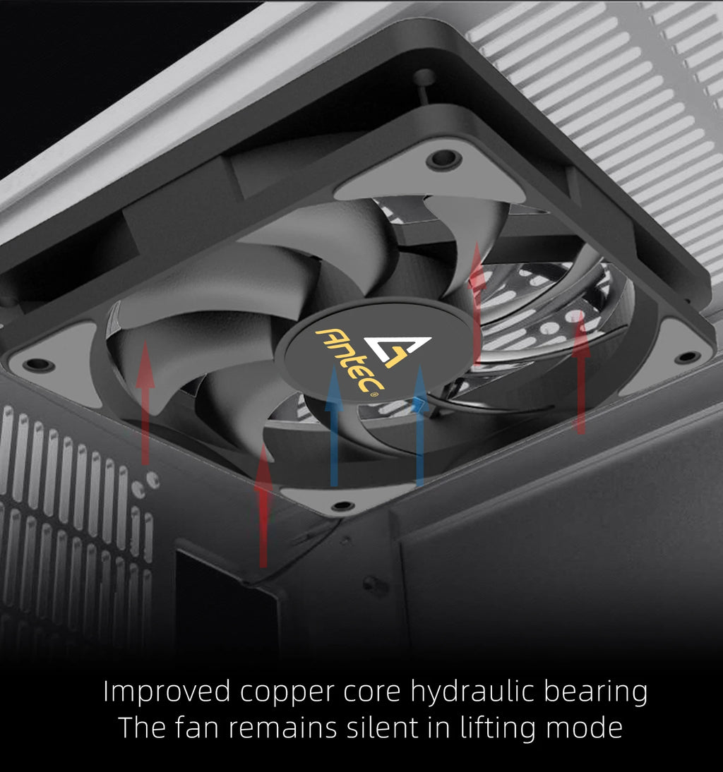 Antec Computer Case Fan PWM 4 Pin 5V 3Pin ARGB 120mm Silent  Fan CPU Cooler Cooling Fan Cooling Radiator Fan 12V Adjust Fan