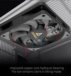 Antec Computer Case Fan PWM 4 Pin 5V 3Pin ARGB 120mm Silent  Fan CPU Cooler Cooling Fan Cooling Radiator Fan 12V Adjust Fan