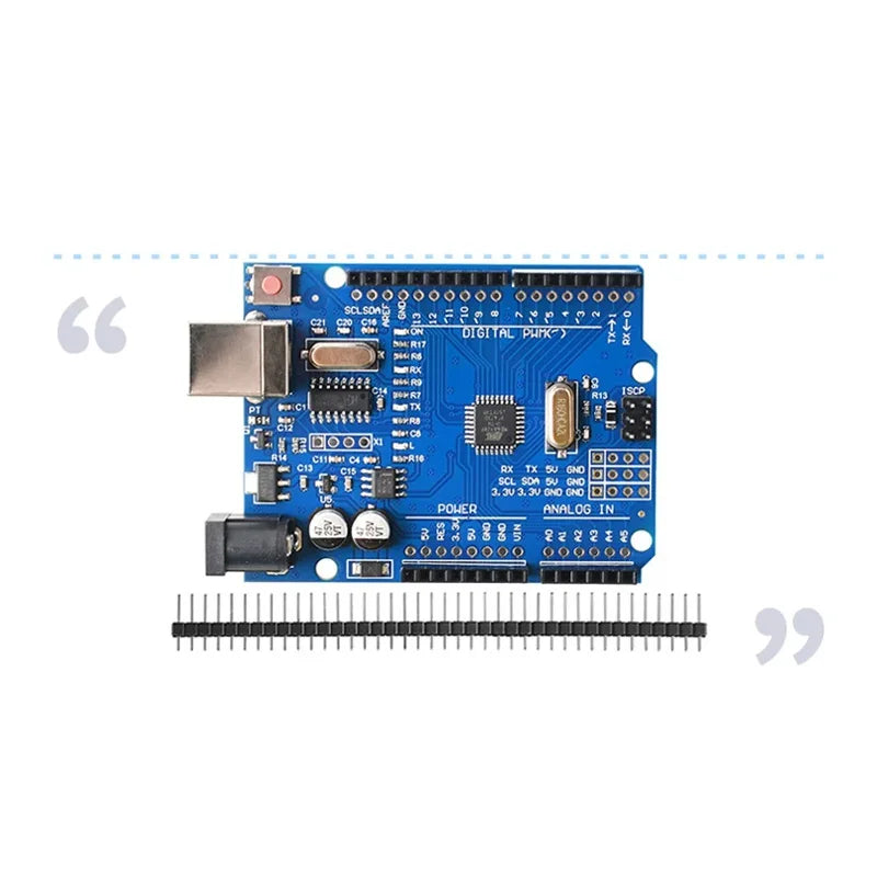 Arduino UNO R3 Starter Kit - Scratch Programming STEM Learning DIY Electronics Development Board Compatible with Arduino IDE for