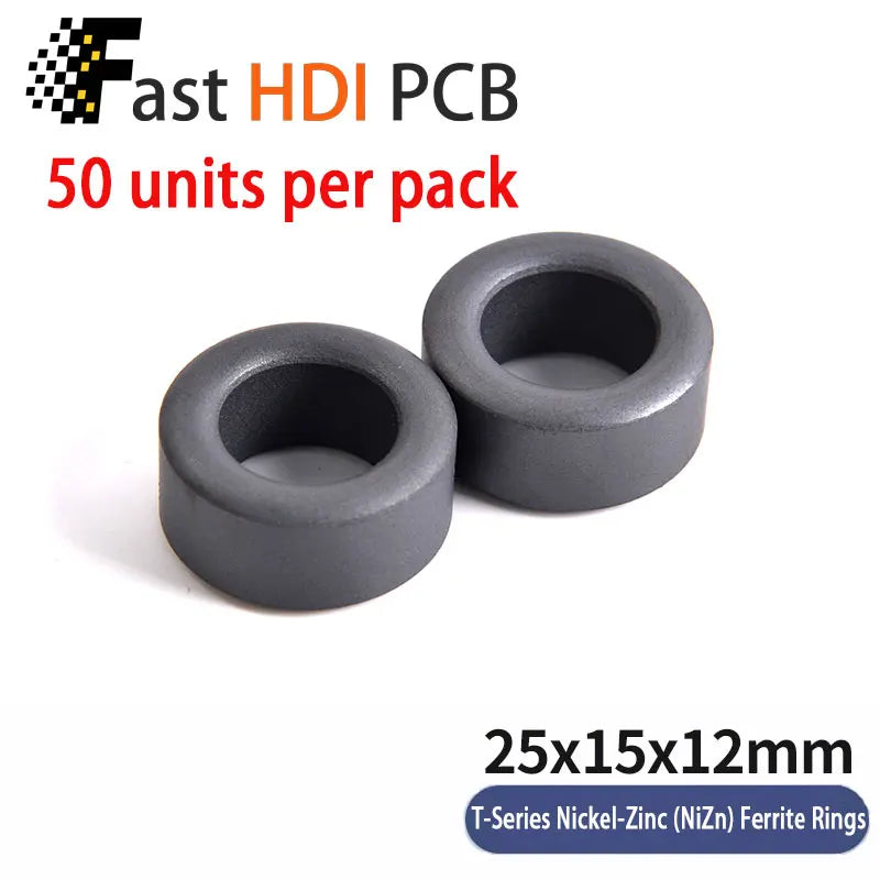 Anti-Interference Ferrite Toroid Core Ni-Zn - High Frequency Common Mode Inductor Ring for Electronic Equipment