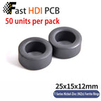 Anti-Interference Ferrite Toroid Core Ni-Zn - High Frequency Common Mode Inductor Ring for Electronic Equipment