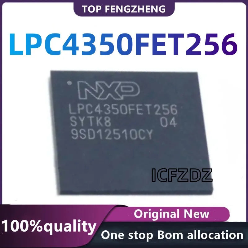 100%New original LPC4350FET256 LBGA-256  IC ARM Microcontrollers - MCU DUAL CORTEX-M4/M0 264 KB SRAM 2 HS USB