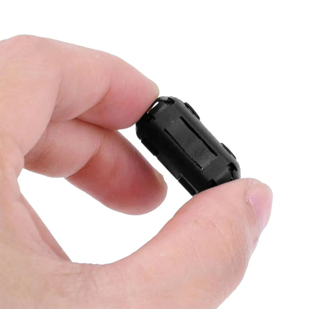 22/25pcs Clip-on Ferrite Core Beads EMI RFI Noise Suppressor Filter for USB Audio Video Power Cables Anti-Interference Choke