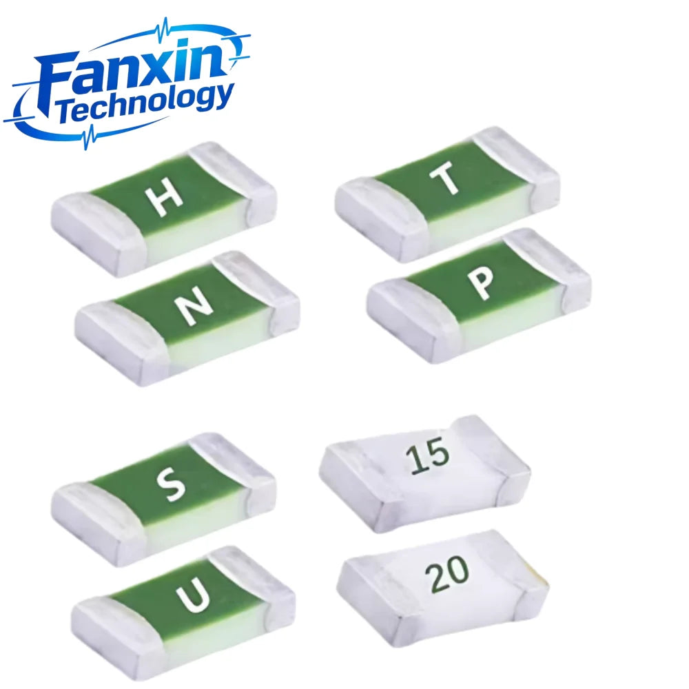 20pcs,SMD Fuse 1608 0603 1206 3216 0.25A 375MA 0.5A 0.75A 1A 2A 3A 4A 5A 6A 7A 8A 10A 15A Fast-Acting Ceramic Surface Mount Fuse