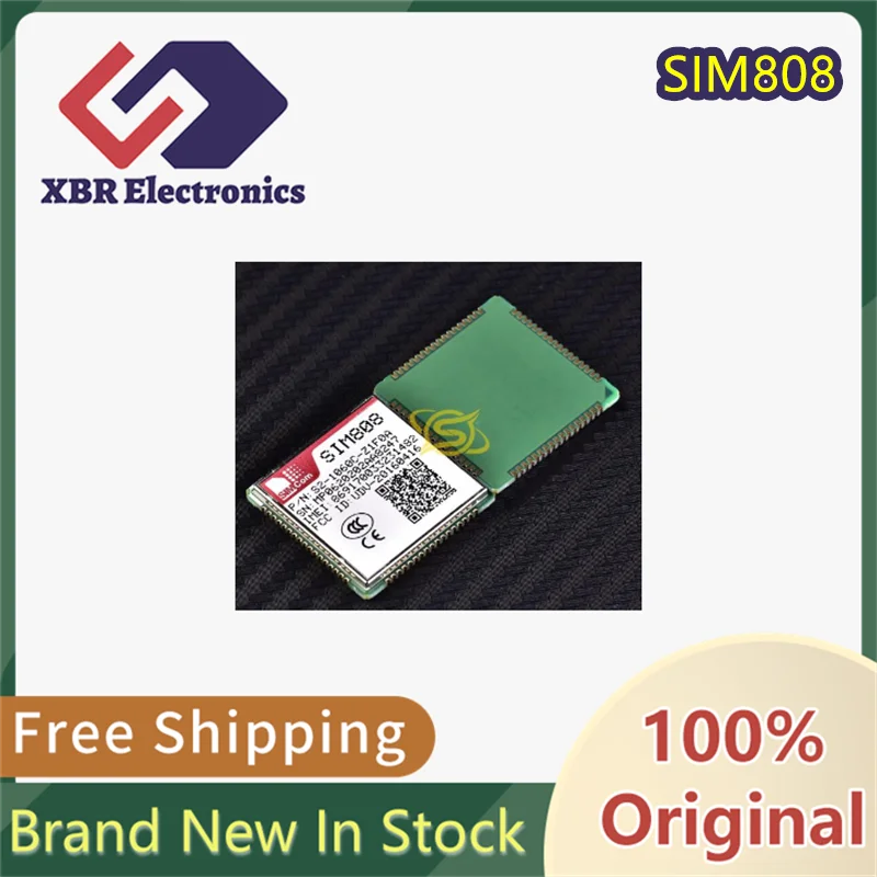 (2/10 piece) SIM808 Module GSM GPRS GPS Positioning SMS Data Transmission Chip Development Board Brand New