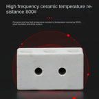 1 In 1 Out Ceramic Wiring Terminal Block 2 In 2 Out High-temperature Resistant Ceramic Terminal Post 250V Copper