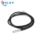 5PcsDS1820 Stainless steel package Waterproof DS18b20 temperature probe temperature sensor 18B20 for arduino