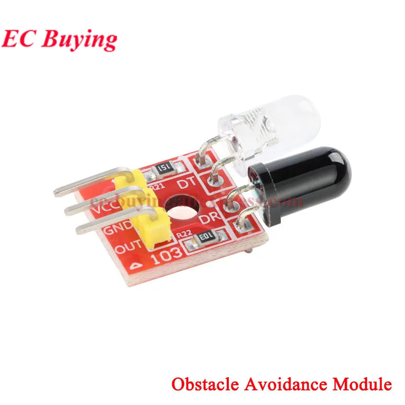 10pcs/1pc TCRT5000 IR Infrared Reflectance Sensor Obstacle Avoidance Module Tracing Sensor Tracing Module For Arduino Diy Kit
