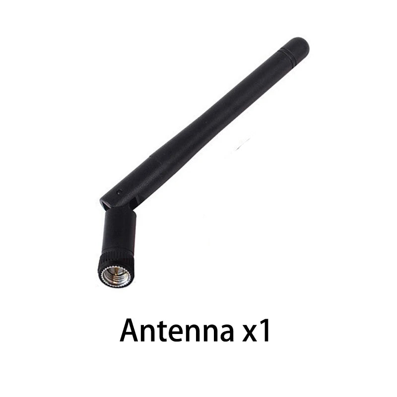 1Pcs 2.4G WiFi Antenna 3dBi Foldable Antena 2.4GHz SMA Male for Wireless Router + PCI U.FL IPX to SMA Female 1.13 Pigtail Cable