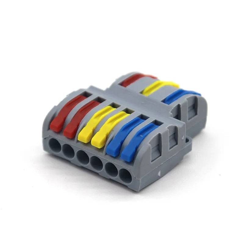 Wire Connector Mini Fast Universal Wiring Electrical Cable Conector LED Lamp Push In Terminal Block 222 SPL-62 SPL-42 Splic