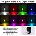 2/4/6/8 pcs LED Aircraft Strobe Lights Remote Control 8 Colors Anti-Collision LED Lights for Car Motorcycle Drone Aircraft Bike