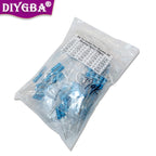 150PCS/Set 30 Kinds 1/4W 1/2W 1W 2W 3W Resistance 1% Metal Film Resistor Pack Assorted Kit 0.1R-750R 1K-820K Resistor 300PCS/Set