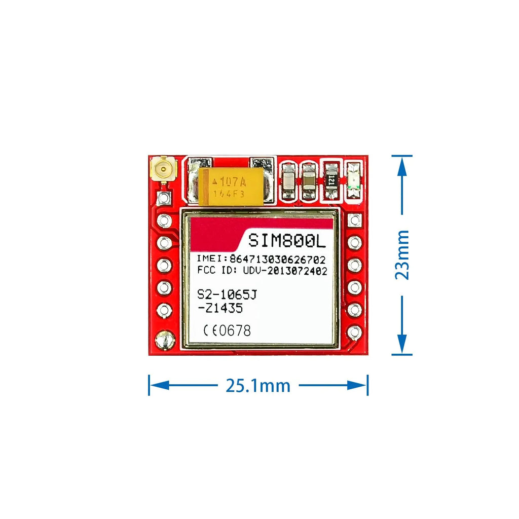SIM800L GPRS GSM Module Micro SIM Card Core Quad-band TTL Serial Port Antenna PCB Wireless WIFI Board for Arduino Smart