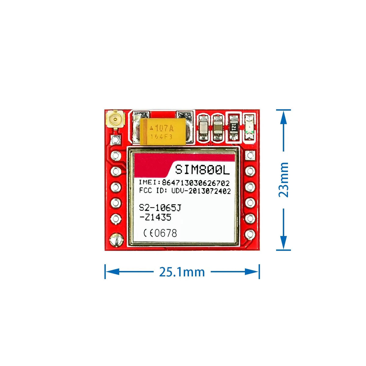 SIM800L GPRS GSM Module Micro SIM Card Core Quad-band TTL Serial Port Antenna PCB Wireless WIFI Board for Arduino Smart