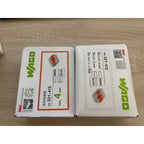 WAGO 221‑412/413/415/2401/2411/612/613/615 Multi‑box Set LeverWire Connector, Reusable Electrical Terminal Block for Home Wiring