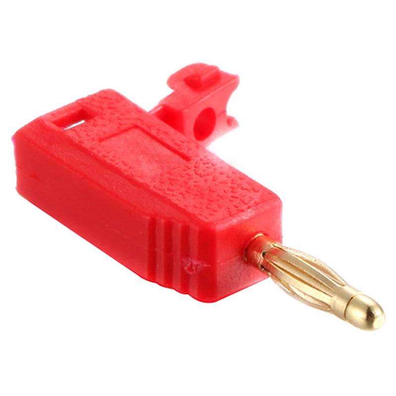 10pcs 2mm Stackable Banana Plug Gold Plated Copper Mini Connector with 2mm Socket Jack Welded/soldered 30V/10A