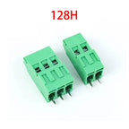 (10 pcs) KF128H KF128L KF128HL 5.0mm 5.08mm Screw PCB Terminal Block Double Row Double Layer High/Low AM128L 128H - 5.0 / 5.08