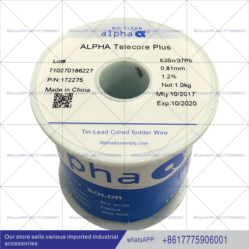 ALPHA Solder Wire Original 63/37 0.51-0.64-0.81-1.02mm